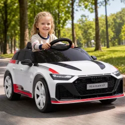 Coche Eléctrico para Niños Audi RS 6 Avant GT 12V con Mando a Distancia 2,4G Motor Doble Arranque Progresivo Sus... - Ogal.Es