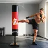 Saco de Boxeo de Pie para Adultos 156 cm con 12 Ventosas Absorción de Impactos para Kickboxing MMA Muay Thai Rojo - Ogal.Es