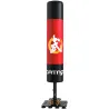 Saco de Boxeo de Pie para Adultos 156 cm con 12 Ventosas Absorción de Impactos para Kickboxing MMA Muay Thai Rojo - Ogal.Es