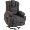 Sillón Relax Reclinable Eléctrico Levanta Personas Masaje Vibratorio y Calor Asiento Ancho USB-C USB-A Bolsillos... - Ogal.Es