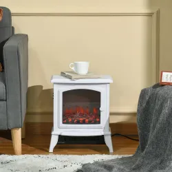 Chimenea decorativa con Termostato Ajustable y Protección Sobrecalentamiento para Salas 20-25?m² 36,5x24x45,5 cm... - Ogal.Es