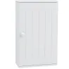 Armario de Baño de Pared Puerta con Cierre Suave Estante Ajustable para Cocina Lavadero 30x14x50 cm Blanco - Ogal.Es