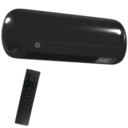 Calefactor Eléctrico de Pared 2000W con 3 Modos Pantalla LED Termostato Temporizador y Oscilación Negro - Ogal.Es