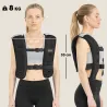 Chaleco Lastrado 8 kg Transpirable con Correas Ajustables y Bandas Reflectantes para Entrenamiento Fuerza Joggin... - Ogal.Es