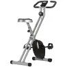 Bicicleta Estática Plegable 8 Niveles Resistencia Magnética Monitor LCD Asiento Ajustable Sensor Ritmo Soporte T... - Ogal.Es