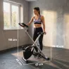 Bicicleta Estática Plegable 8 Niveles Resistencia Magnética Monitor LCD Asiento Ajustable Sensor Ritmo Soporte T... - Ogal.Es