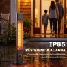 Calefactor Infrarrojos Terraza de Pie o Pared 2000 W con Mando 8 Niveles Calor Temporizador Apagado Inclinación ... - Ogal.Es