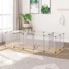 Valla para Mascotas DIY con 20 Paneles y Tapete Parque para Animales Pequeños para Cobayas y Erizos 175x70x45 cm... - Ogal.Es