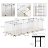 Valla para Mascotas DIY con 20 Paneles y Tapete Parque para Animales Pequeños para Cobayas y Erizos 175x70x45 cm... - Ogal.Es