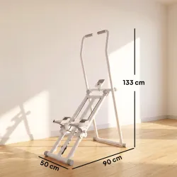 Stepper de Escalera para Casa Plegable con 3 Niveles de Resistencia Manillar Ajustable Monitor LCD Soporte para ... - Ogal.Es