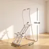 Stepper de Escalera para Casa Plegable con 3 Niveles de Resistencia Manillar Ajustable Monitor LCD Soporte para ... - Ogal.Es