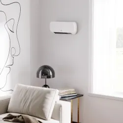 Calefactor Eléctrico Bajo Consumo, 1000W/2000W, PTC Calefactor de Baño de Pared con Pantalla LED, IPX2, 3 Modos,... - Ogal.Es