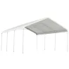 Carpa Garaje Portátil 5x6 m con Estructura de Acero Galvanizado Impermeable Anti-UV Cobertizo para Herramientas ... - Ogal.Es