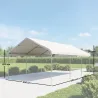 Carpa Garaje Portátil 5x6 m con Estructura de Acero Galvanizado Impermeable Anti-UV Cobertizo para Herramientas ... - Ogal.Es