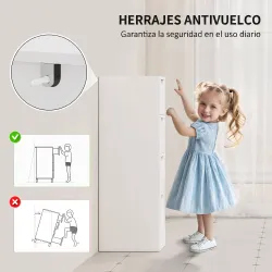 Armario de Baño Estrecho con 4 Cajones y Asas Ranuradas para Espacios Reducidos 29x29x83 cm Blanco - Ogal.Es