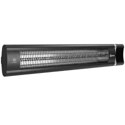Calefactor por Infrarrojos Terraza 3000 W IP65 9 Niveles Calor Temporizador 24 H Control Táctil/Remoto Pantalla LED - Ogal.Es