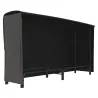 Estante de Leña con Funda Oxford 600D de Metal Robusto Ajustable Carga 200 kg para Interior Exterior 180x36x99 c... - Ogal.Es