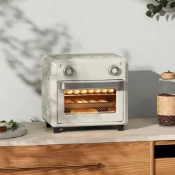 Horno Freidora de Aire 10 L con 2 Mandos Convección 360° Temperatura hasta 230 °C Temporizador 60 Min Bandeja y ... - Ogal.Es