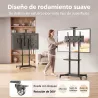 Soporte de TV con Ruedas para Televisores de 32-75 Pulgadas Altura Ajustable Ruedas con Freno VESA máx. 400 x 60... - Ogal.Es