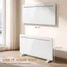 Calefactor Eléctrico Inteligente de Pared o Independiente 2000 W Temporizador Semanal Wifi Ventana Abierta y Ant... - Ogal.Es
