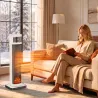 Calefactor Eléctrico Cerámico PTC 2000W con 4 Modos Control Remoto Protección Contra Sobrecalentamiento y Vuelcos - Ogal.Es