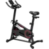 Bicicleta Estática en Casa con APP Bluetooth Volante 6 kg Pantalla LCD Asiento y Manillar Ajustables Soporte Tel... - Ogal.Es