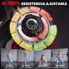 Bicicleta Estática en Casa con APP Bluetooth Volante 6 kg Pantalla LCD Asiento y Manillar Ajustables Soporte Tel... - Ogal.Es