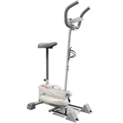 Máquina Elíptica 3 en 1 Silenciosa con Asiento Resistencia Magnética Regulable Pantalla LCD Compatible con App B... - Ogal.Es