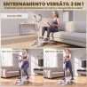 Máquina Elíptica 3 en 1 Silenciosa con Asiento Resistencia Magnética Regulable Pantalla LCD Compatible con App B... - Ogal.Es
