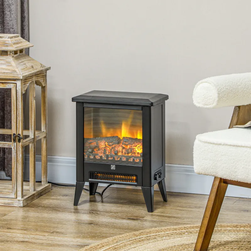 Chimenea Decorativa Independiente 1800W con Efecto de Llama LED Bajo Ruido Protección contra Sobrecalentamiento ... - Ogal.Es