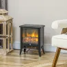 Chimenea Decorativa Independiente 1800W con Efecto de Llama LED Bajo Ruido Protección contra Sobrecalentamiento ... - Ogal.Es