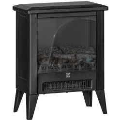 Chimenea Decorativa Independiente 1800W con Efecto de Llama LED Bajo Ruido Protección contra Sobrecalentamiento ... - Ogal.Es