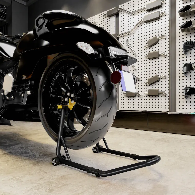 Caballete Elevador Universal Soporte Rueda Trasera Moto de Acero Robusta Carga 544 kg con Horquillas en U y L Aj... - Ogal.Es
