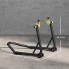 Caballete Elevador Universal Soporte Rueda Trasera Moto de Acero Robusta Carga 544 kg con Horquillas en U y L Aj... - Ogal.Es