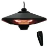 Calefactor Exterior 1000/2000W Estufa Colgante de Techo Infrarrojos Radiante Halógeno con Control Remoto Luz LED... - Ogal.Es