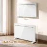 Calefactor Eléctrico Inteligente de Pared o Independiente 1500 W Temporizador Semanal Wifi Ventana Abierta y Ant... - Ogal.Es