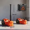 Kit de Gato Hidráulico Eléctrico 12V 5T Elevación 15,5-45 cm Bomba Aire Llave Hexagonal y Maletín Reflectante Na... - Ogal.Es