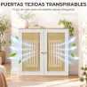 Cubre Radiadores con 2 Puertas de Ratán Cubreradiador Cubierta para Radiador para Salón Dormitorio 78x19x75 cm B... - Ogal.Es
