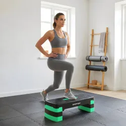 Stepper Aeróbico Regulable Altura 10/15/20cm con Riser - Ogal.Es