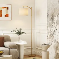 Lámpara de Pie LED Regulable con Temperaturas de Color Ajuste Continuo Control Remoto Temporizador de 60 Minutos... - Ogal.Es