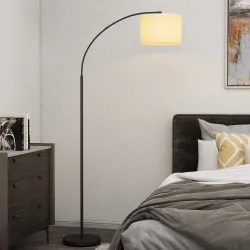 Lámpara de Pie LED Regulable con 11 Temperaturas de Color y Niveles de Brillo Pantalla Ajustable Control Remoto ... - Ogal.Es