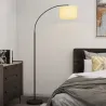 Lámpara de Pie LED Regulable con 11 Temperaturas de Color y Niveles de Brillo Pantalla Ajustable Control Remoto ... - Ogal.Es