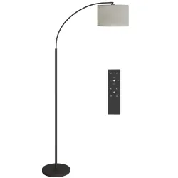Lámpara de Pie LED Regulable con 11 Temperaturas de Color y Niveles de Brillo Pantalla Ajustable Control Remoto ... - Ogal.Es