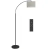 Lámpara de Pie LED Regulable con 11 Temperaturas de Color y Niveles de Brillo Pantalla Ajustable Control Remoto ... - Ogal.Es