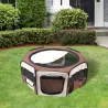 Parque Plegable para Perros y Gatos Corralito Portátil para Animales Pequeños Impermeable de Tela Oxford Ø90x41 ... - Ogal.Es