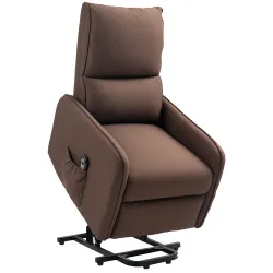 Sillón Relax Reclinable Eléctrico Levanta Personas de Tela Lino Control Remoto Asiento con Muelles Reposapiés Ma... - Ogal.Es
