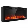 Chimenea Eléctrica Ultrafina 900/1800W Empotrable/Colgante/de Pie 12 Colores de Llama 3D Control Remoto hasta 35... - Ogal.Es