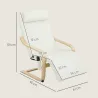Sillón Salón con Masaje y Calefacción de Lino Reposapiés Ajustable Respaldo Alto Reposacabezas Control Remoto Bo... - Ogal.Es