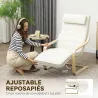 Sillón Salón con Masaje y Calefacción de Lino Reposapiés Ajustable Respaldo Alto Reposacabezas Control Remoto Bo... - Ogal.Es