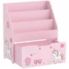 Librería Infantil con Cajón Móvil y 3 Estantes Estantería para Libros Diseño de Unicornio Montessori 3 a 8 Años ... - Ogal.Es